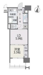 RJRプレシア百年橋の物件間取画像